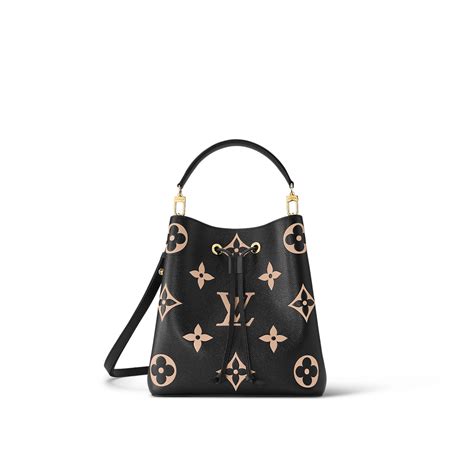 lv neno|NéoNoé MM Bicolor Monogram Empreinte Leather .